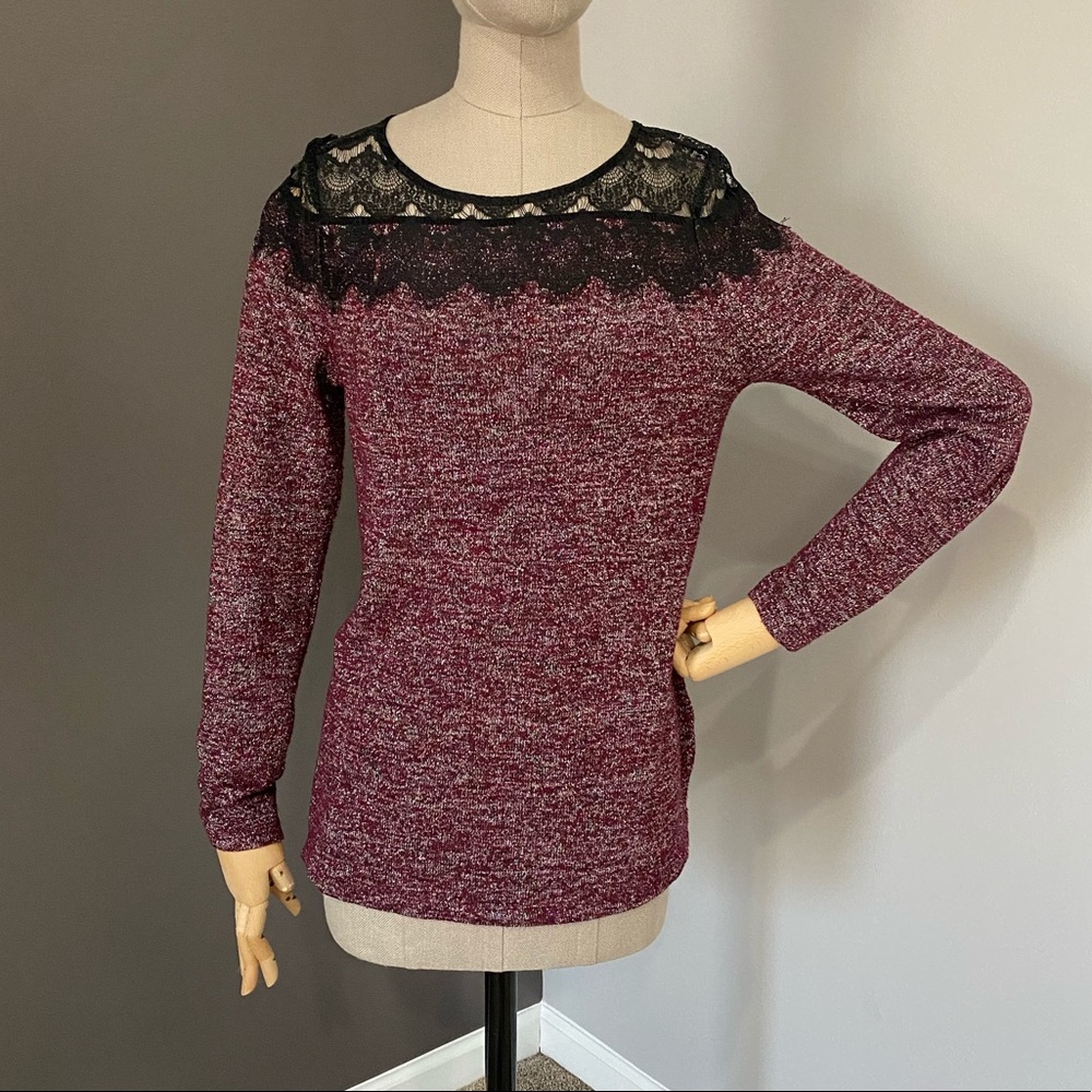 Falls Creek Long Sleeve Sparkle Top